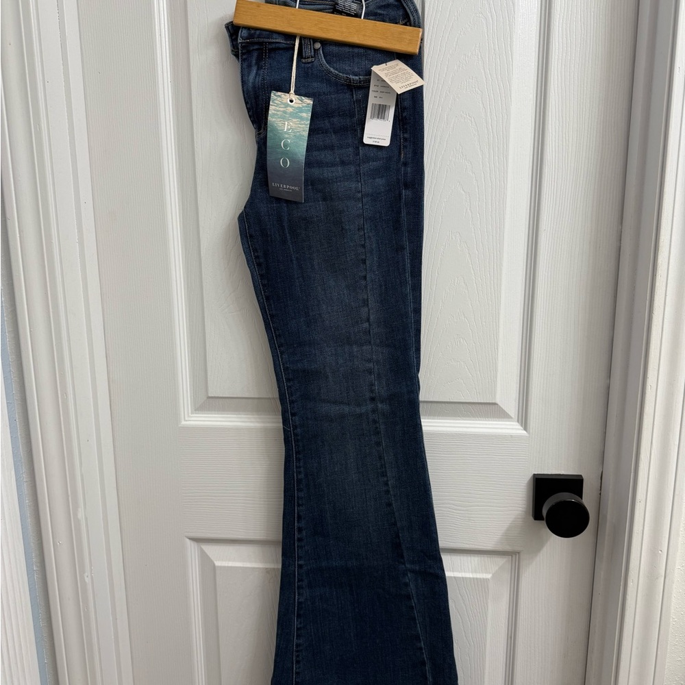 Liverpool Jeans Company Dark Blue Flare Jeans
